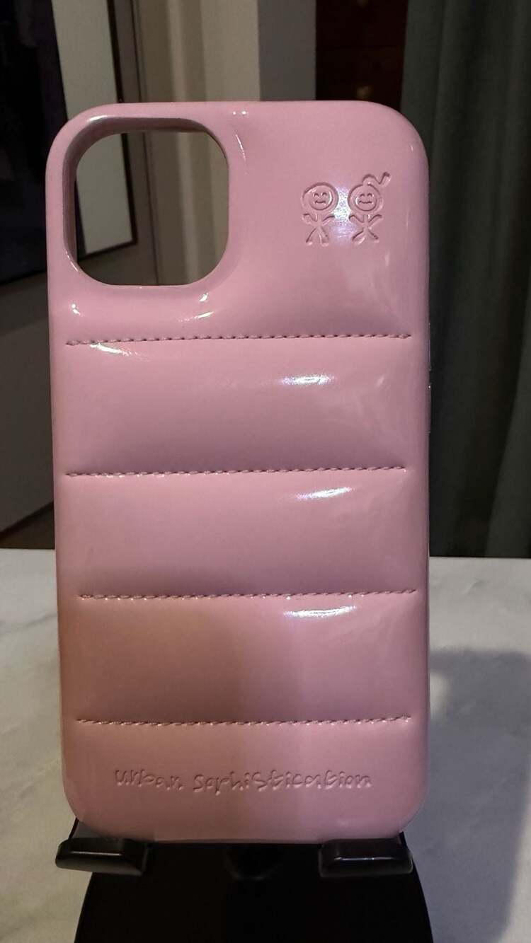 Urban Sophistication The Puffer Case in Ballerina Pink for iPhone 13